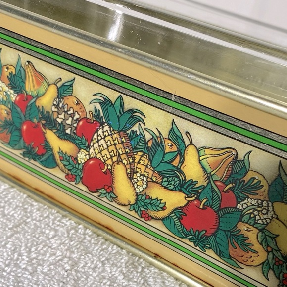 Vintage 80’s Teleflora Metal Serving Stand/Holder W 
Pyrex 1.5q Glass Loaf Pan - Picture 6 of 16